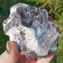 Load image into Gallery viewer, Purple lepidolite mica crystal 
