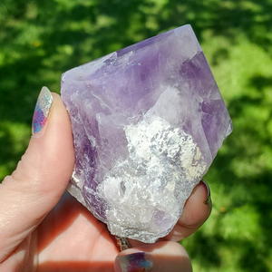 Large Natural Amethyst Top Polished Point