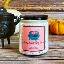 Load image into Gallery viewer, Berry Bewitching Brew hand poured soy wax candle
