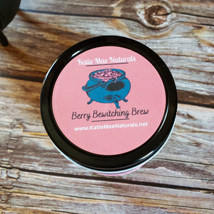 Berry Bewitching Brew hand poured soy wax candle 