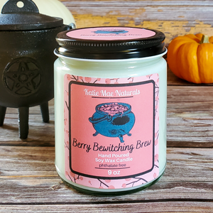 Berry Bewitching Brew Soy Wax Candle - 9 oz