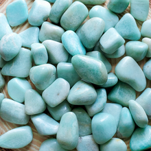 Load image into Gallery viewer, Amazonite tumbled stones
