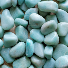 Load image into Gallery viewer, Amazonite tumbled gemstones
