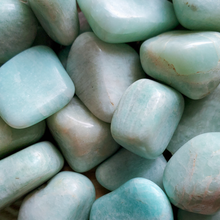 Load image into Gallery viewer, Amazonite tumbled stones 

