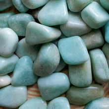 Load image into Gallery viewer, Tumbled Amazonite crystals
