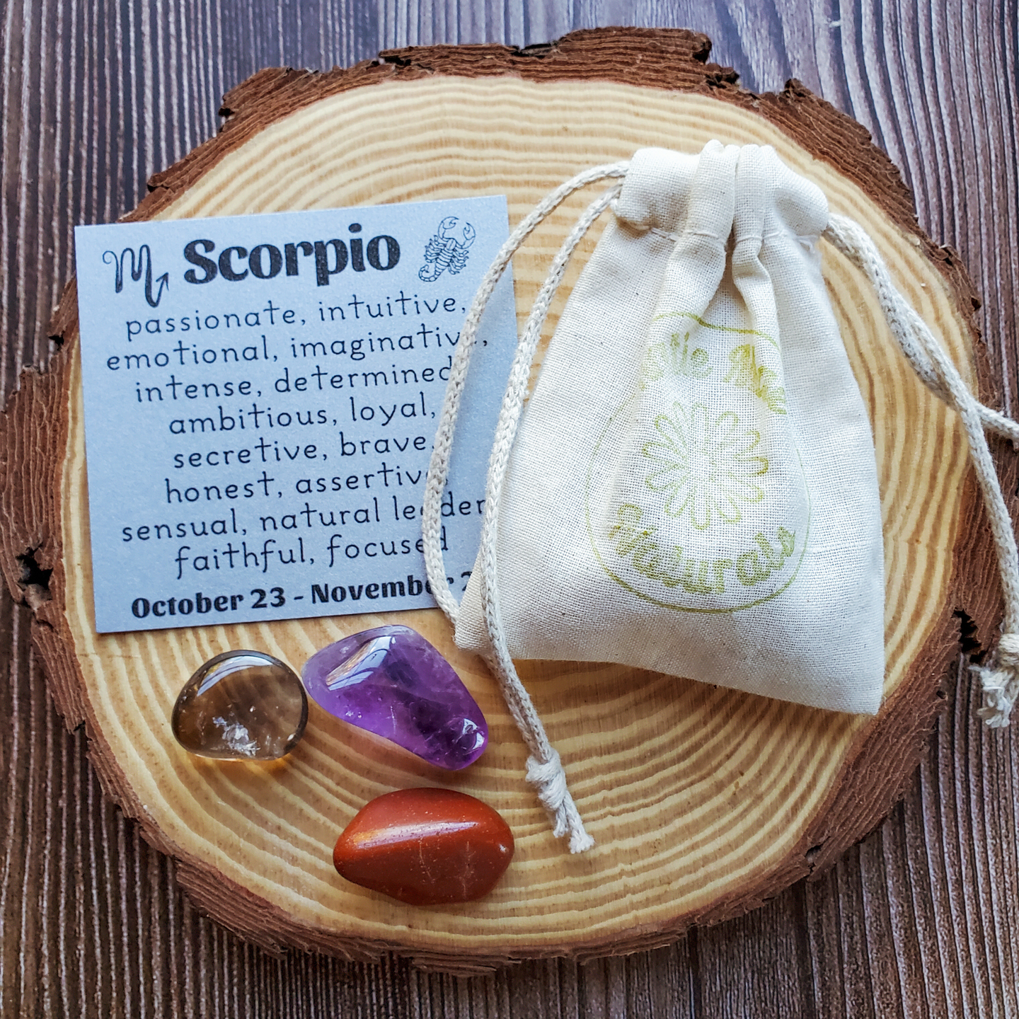 Gemstones for zodiac sign Scorpio 