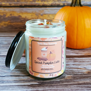 Spiced Pumpkin Latte Soy Wax Candle - 9 oz