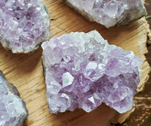 Uruguayan purple amethyst crystal cluster