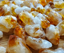 Load image into Gallery viewer, natural rough citrine point crystals
