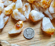 Load image into Gallery viewer, natural rough citrine point crystals
