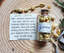 Load image into Gallery viewer, Jasmine mini Apothecary herb bottles
