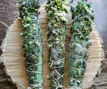 Load image into Gallery viewer, dried herb bundle smudge stick

