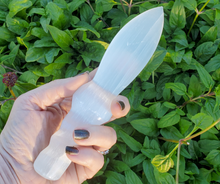 Load image into Gallery viewer, Selenite Crystal Dagger
