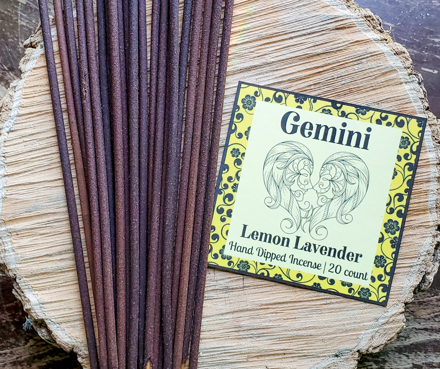 Gemini Lemon Lavender Incense Sticks