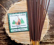 Load image into Gallery viewer, Christmas Cabin Hand Dipped Incense Sticks - 20 pack
