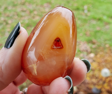 Load image into Gallery viewer, Polished Carnelian Egg (#3)
