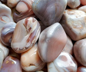 Botswana Agate Tumbled Gemstones - 0.5 - 1.5 inches