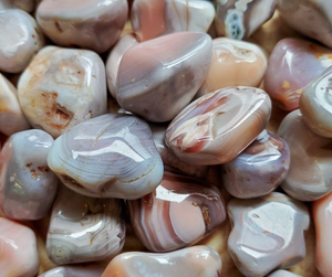 Botswana Agate Tumbled Gemstones - 0.5 - 1.5 inches