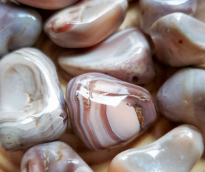 Botswana Agate Tumbled Gemstones - 0.5 - 1.5 inches