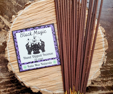 Load image into Gallery viewer, Black Magic Hand Dipped Incense Sticks - 20 Pack
