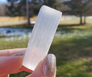 Small Selenite Stick - 2-2.5 inches