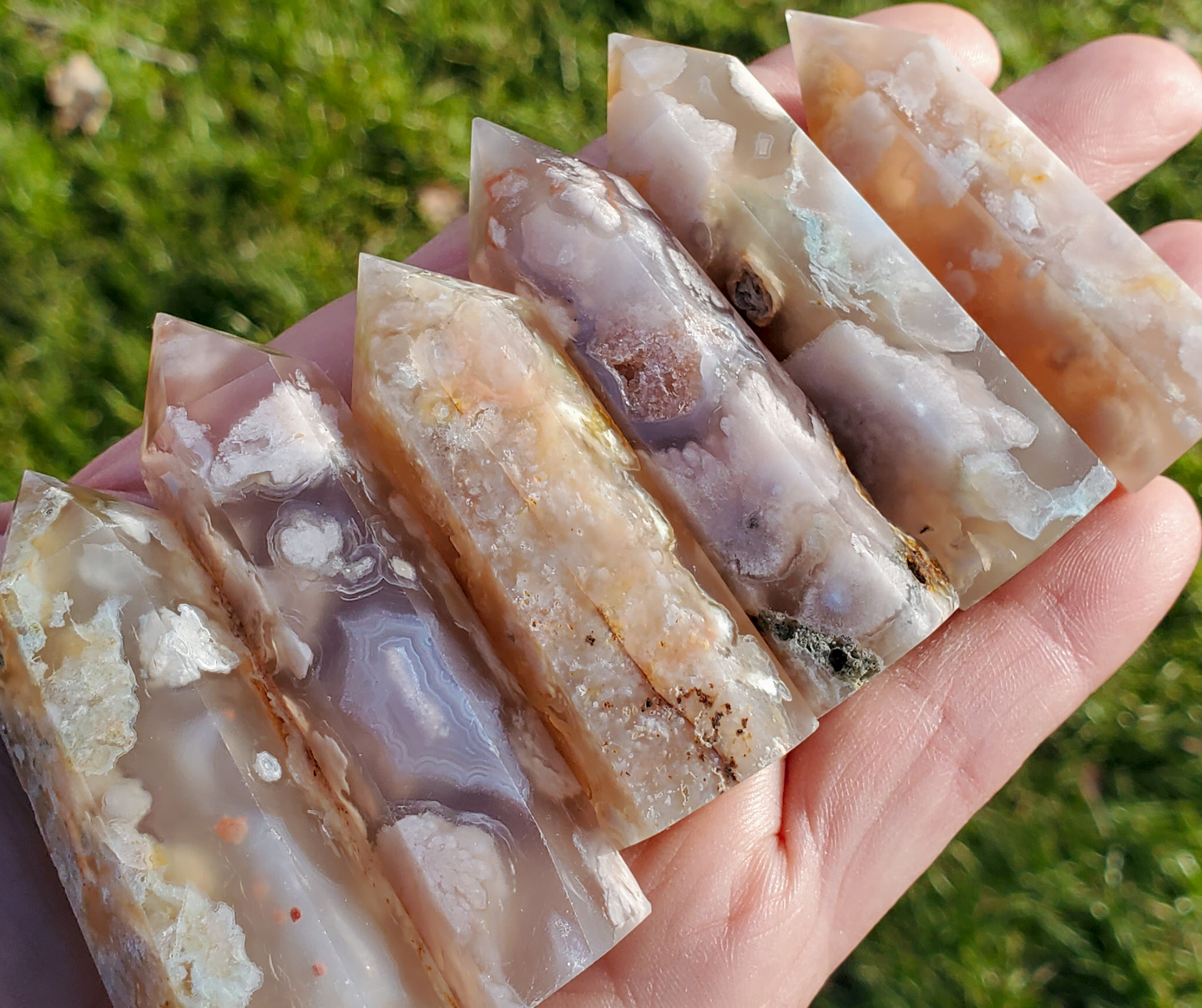 Flower Agate Point - Small