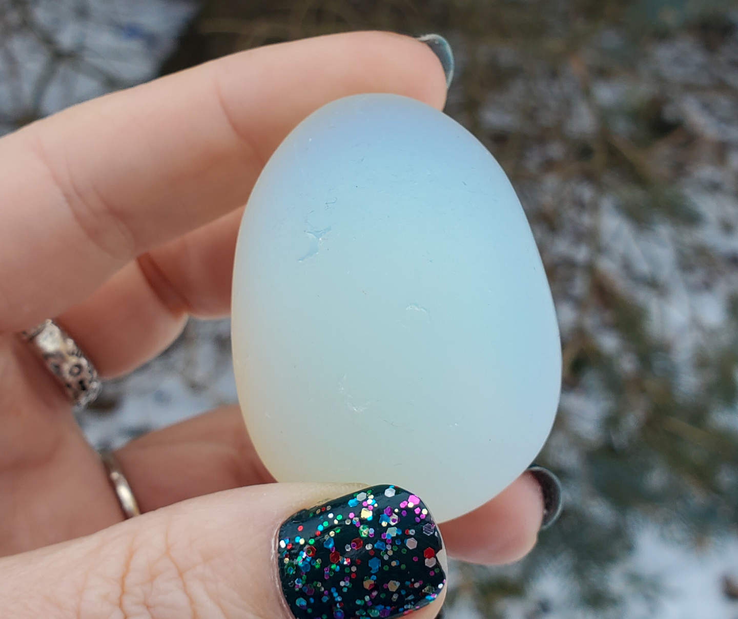 Opalite Crystal eggs