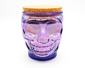 Self Empowerment Intention Candle (Blackened Amethyst) - 12 oz Purple Skull Jar