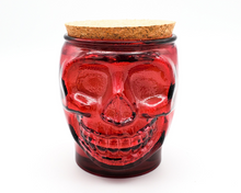 Load image into Gallery viewer, Self Love Intention Candle (Jasmine Vanilla) - 12 oz Red Skull Jar
