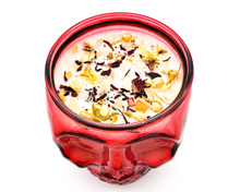 Load image into Gallery viewer, Self Love Intention Candle (Jasmine Vanilla) - 12 oz Red Skull Jar
