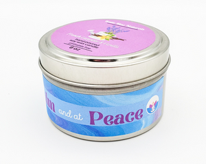 Calming intention candle gift