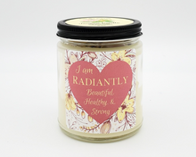 Load image into Gallery viewer, Self Love Intention Candle (Jasmine Vanilla) - 9 oz
