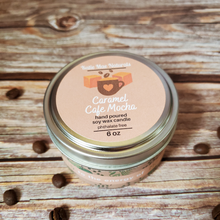 Load image into Gallery viewer, Cafe mocha scented hand poured soy wax candle
