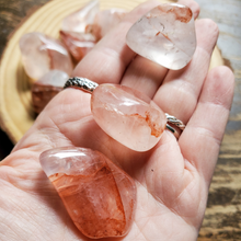 Load image into Gallery viewer, Fire Quartz Tumbled Gemstones
