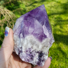 Load image into Gallery viewer, Amethyst top polished point
