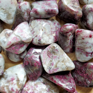 Ethically mined pink Rubellite gemstones