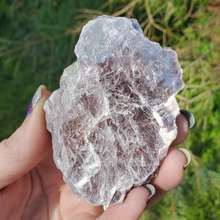 Load image into Gallery viewer, Purple lepidolite mica leaf crystal
