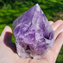 Load image into Gallery viewer, Large Natural Amethyst Top Polished Point
