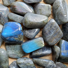 Load image into Gallery viewer, Labradorite tumbled gemstones
