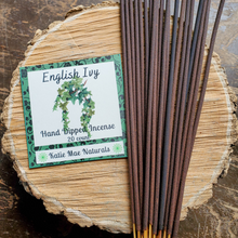 Load image into Gallery viewer, English Ivy Hand Dipped Incense Sticks - 20 pack
