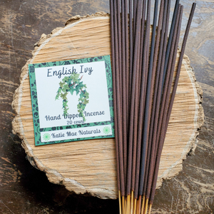 English Ivy Hand Dipped Incense Sticks - 20 pack