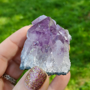 Grade A Brazilian Amethyst Cluster 