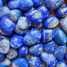 Load image into Gallery viewer, Lapis Lazuli Tumbled Gemstones - 0.5-1 inch
