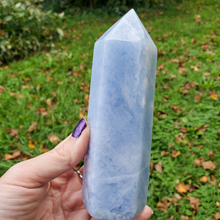 Load image into Gallery viewer, Large Celestite Tower - Celestite Point
