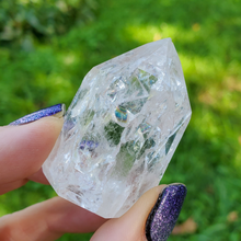 Load image into Gallery viewer, Cracked quartz crystal point 
