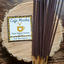Load image into Gallery viewer, Cafe mocha hand dipped incense sticks 
