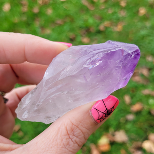Natural rough Amethyst point
