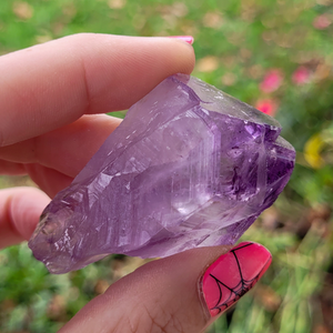 Natural rough Amethyst point
