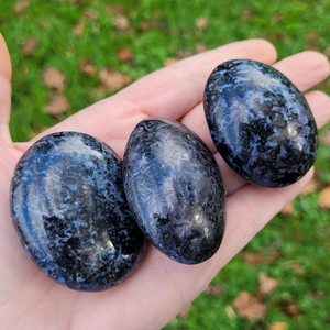 Indigo Gabbro Palm Stones 