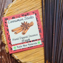 Load image into Gallery viewer, Cinnamon Sticks Hand Dipped Incense Sticks 
